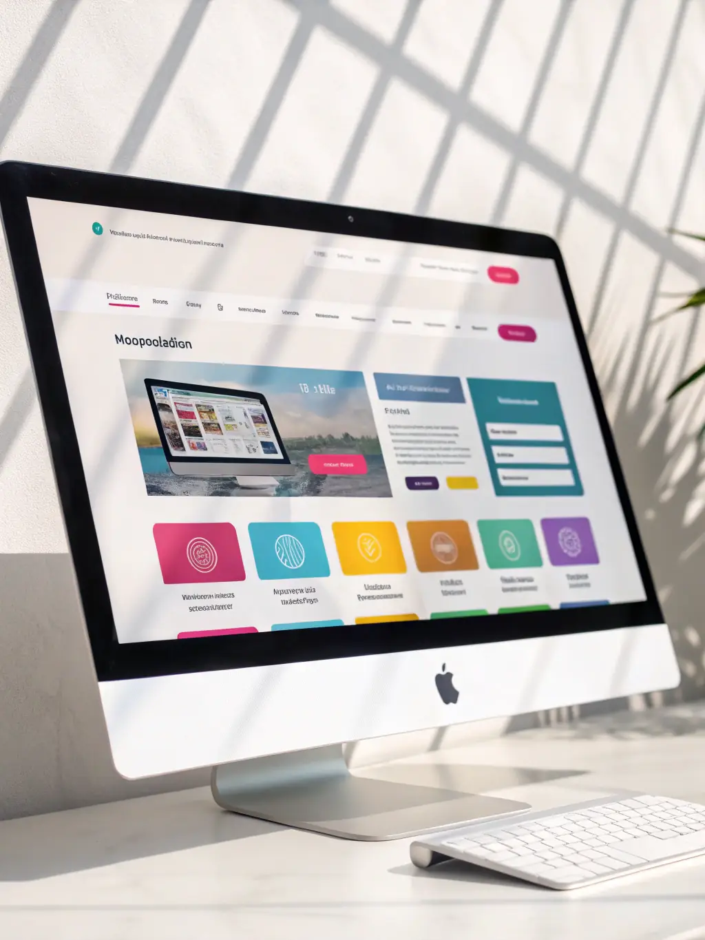 A visually appealing website design showcasing clear messaging and user-friendly navigation, emphasizing the importance of a strong online presence.